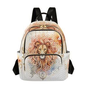 9899 Lion Mini Backpack Purse Travel Bag Lightweight Shoulder Bag Fashion